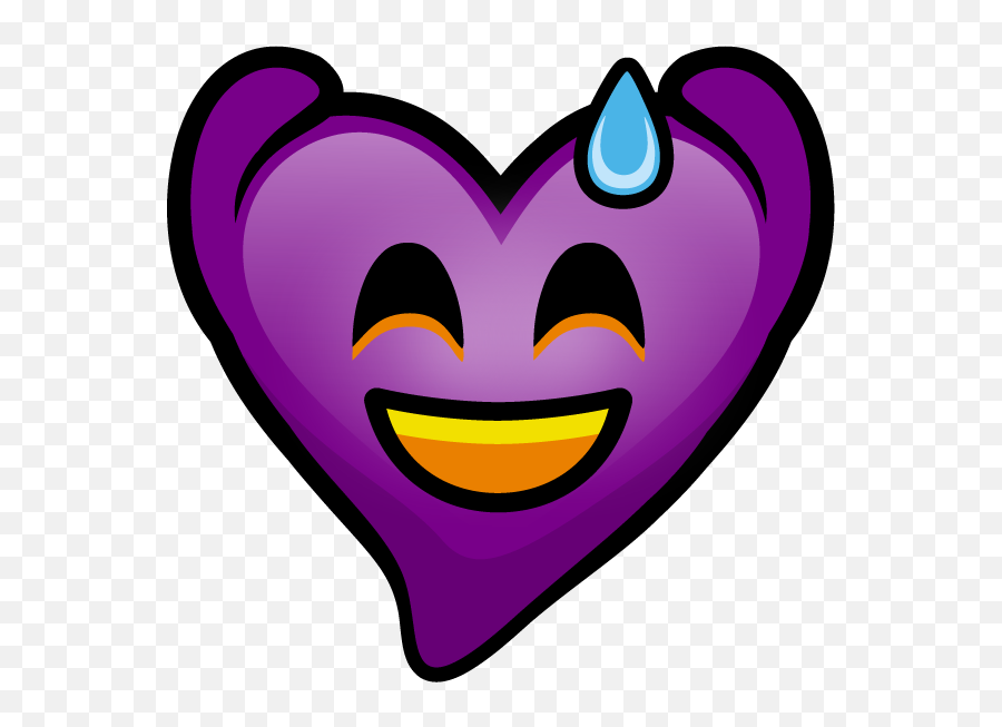 Purple Hearts Stickers By Lic Newtime Emoji,Purple Heart Emoji