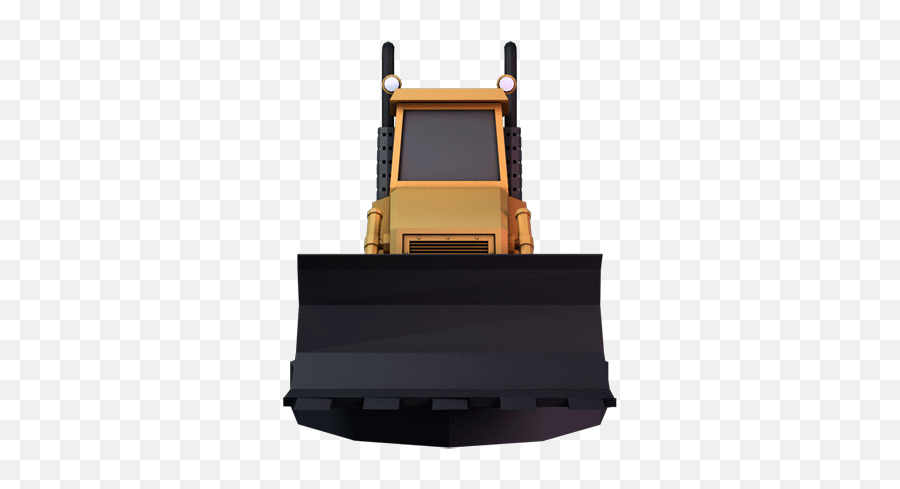 Trator Esteira - Low Poly On Behance 3d Projects Snow Emoji,Snowplow Emoji