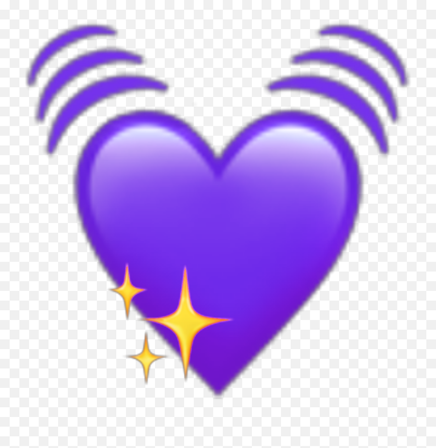 Haert Purple Emoji Iphone Emojiiphone Sticker By Miisshina,Emoji Clipboard