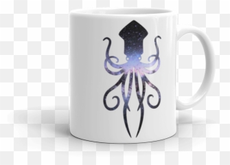 Watercolor Squid Coffee Mug Squid Lover - Common Octopus Emoji,Squid Emoji Pillow