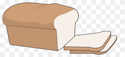 Bread Clipart Image Clip Art Image Of A Cut Loaf Of French - Loaf Of Bread Clipart Emoji,Loaf Emoji