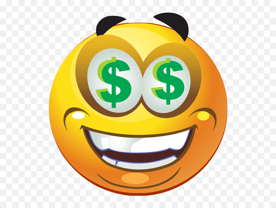 Dollar Eyes Emoji Transparent Png Image - Dollar Smiley Png,Emoji Signs