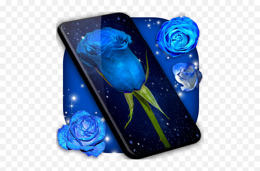 Blue Rose Live Wallpaper 3d Wallpaper Themes 630 Apk - Rose Wallpaper 3d Download Flower Emoji,Emoji Moving Wallpaper