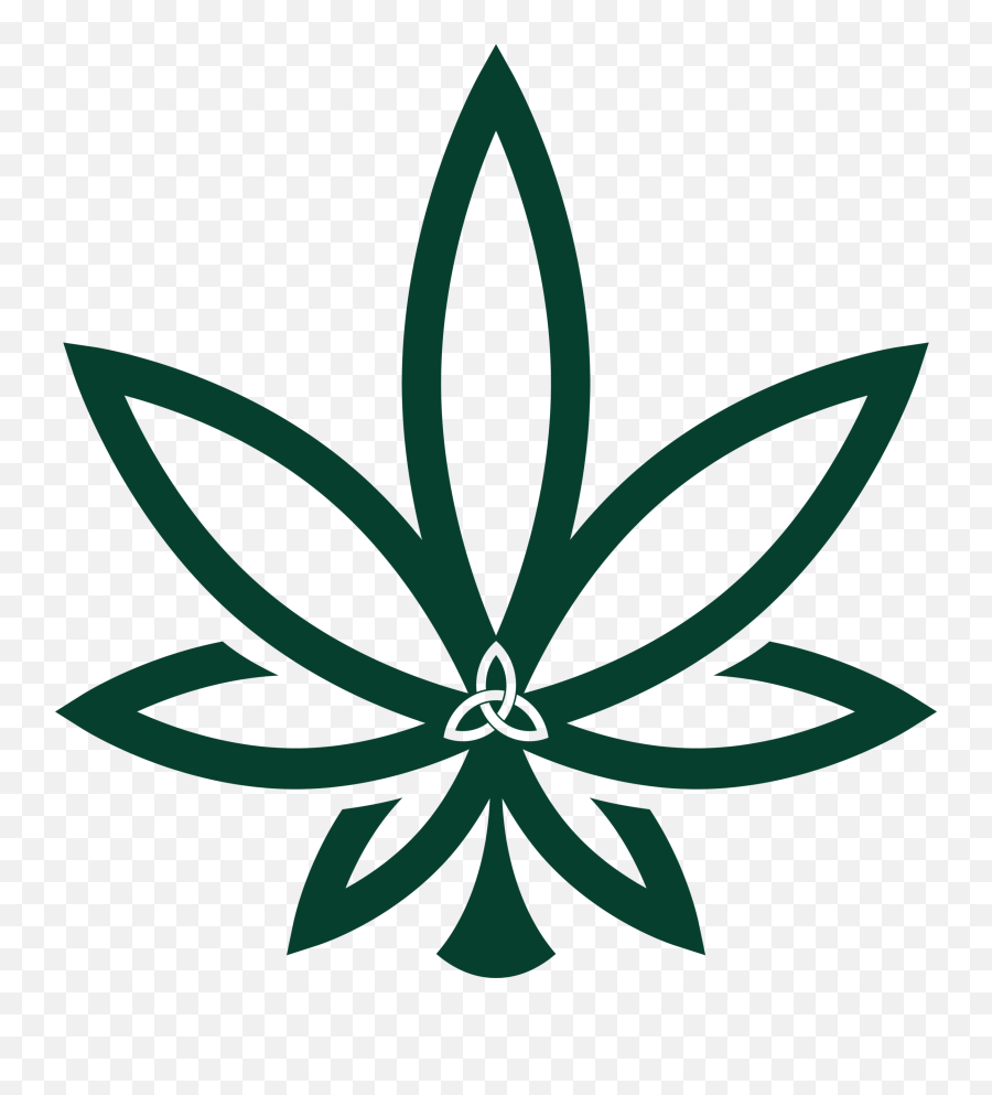 Cannabis A Good To - Weed Vector Black And White Clipart Cropped Marijuana Leaf Logo Emoji,Weed Emoji Facebook
