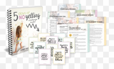 5 Days Of No Yelling Challenge Toolkit - Horizontal Emoji,No Emotion Challenge