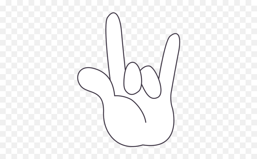 Rock Fingers Hand Gesture - Hand Gestures Rock Png Emoji,Rock Finger Emoji