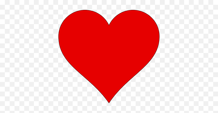 Heart Outline Png Svg Clip Art For Web - Download Clip Art Heart Shape Emoji,Red Heart Emoji Pillow