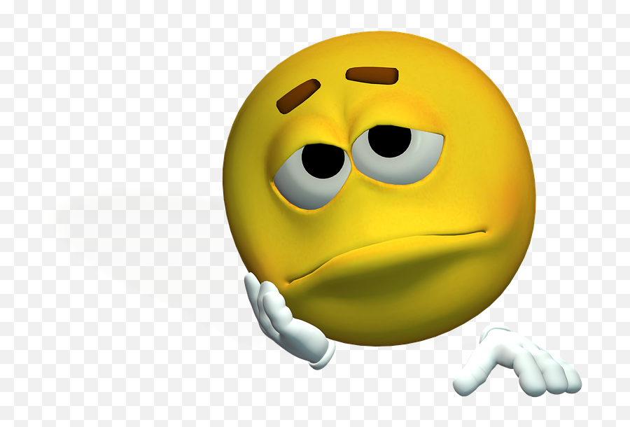 Download Hd Emotiguy Sad Thoughtful Face Lonely Alone - Sad Images Cartoon Hd Emoji,Mood Emoji