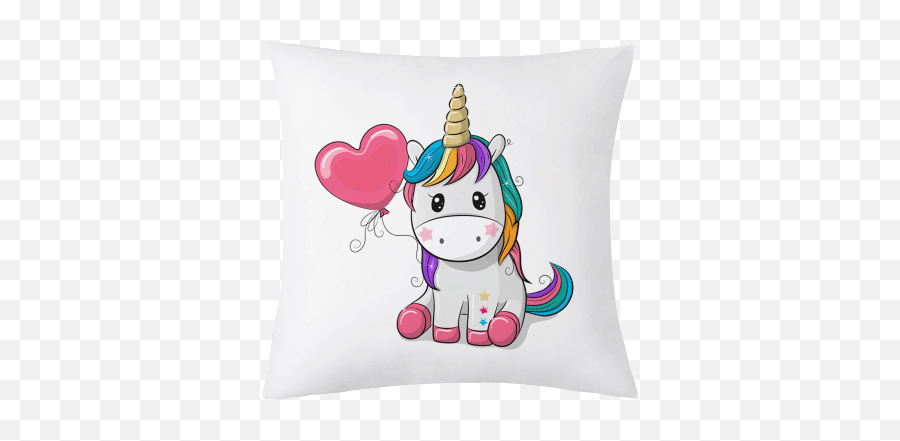 Décoration Licorne Licorne Kawaii - Cute Unicorn Emoji,Coussins Emojis