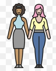 Lesbian Vector Svg Icon 5 - Png Repo Free Png Icons Lesbian Couple Png Emoji,Lesbian Couple Emoji