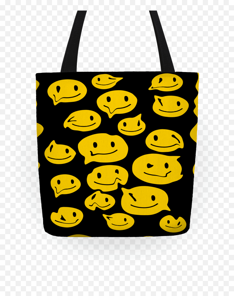 Melting Smiley Faces Totes Lookhuman - Happy Emoji,Emoticon Purse