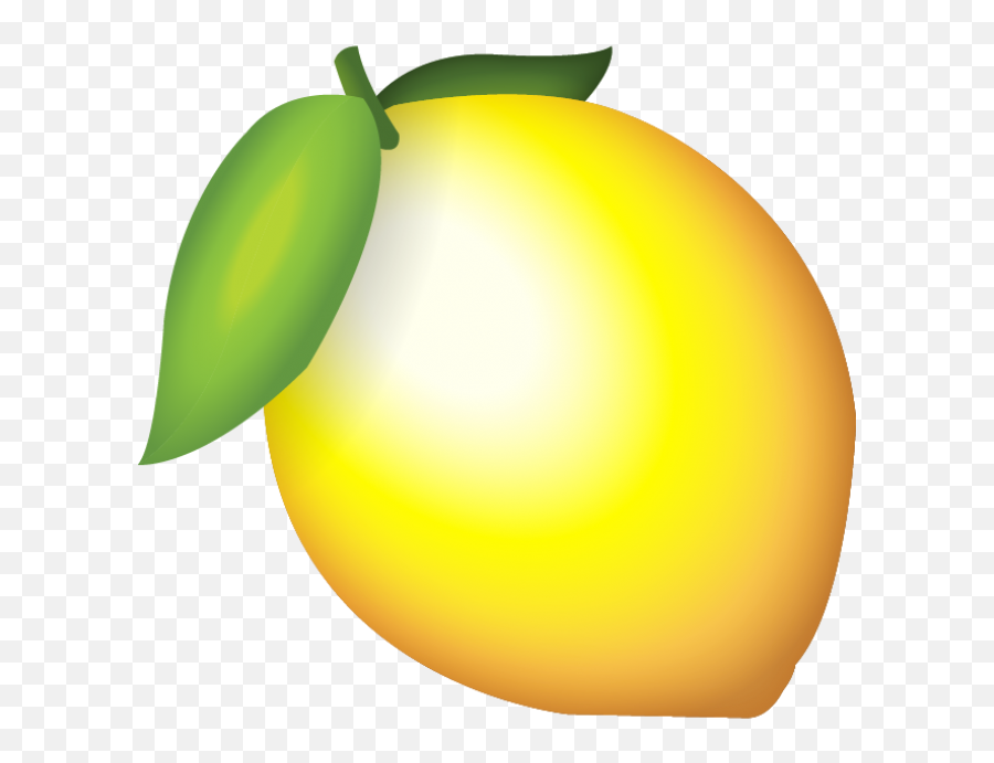 Download Lemon Emoji Icon - Lemon Emoji Transparent Background,Lemon Emoji