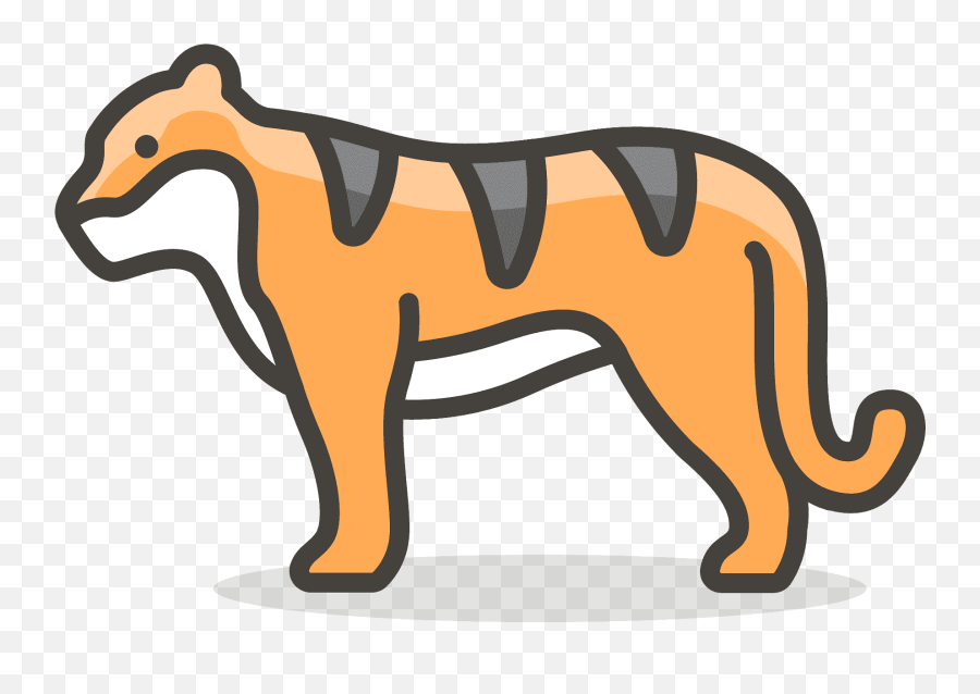 Tiger Free Icon Of 780 Free Vector Emoji - Tiger Icon,Tiger Emoji