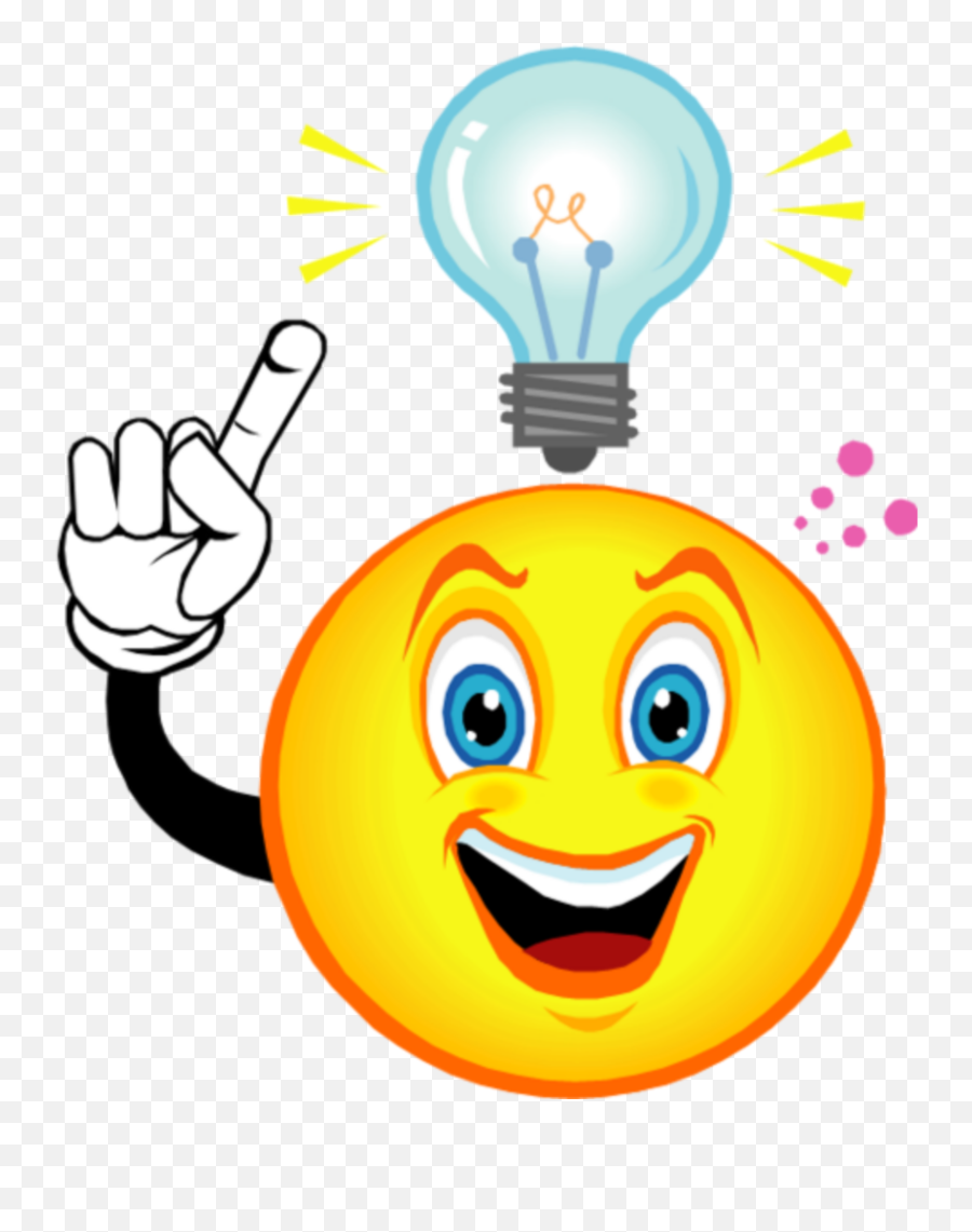 Thinking Light Bulb Emoji - Thinking Emoji With Light Bulb,Light Bulb Emoji