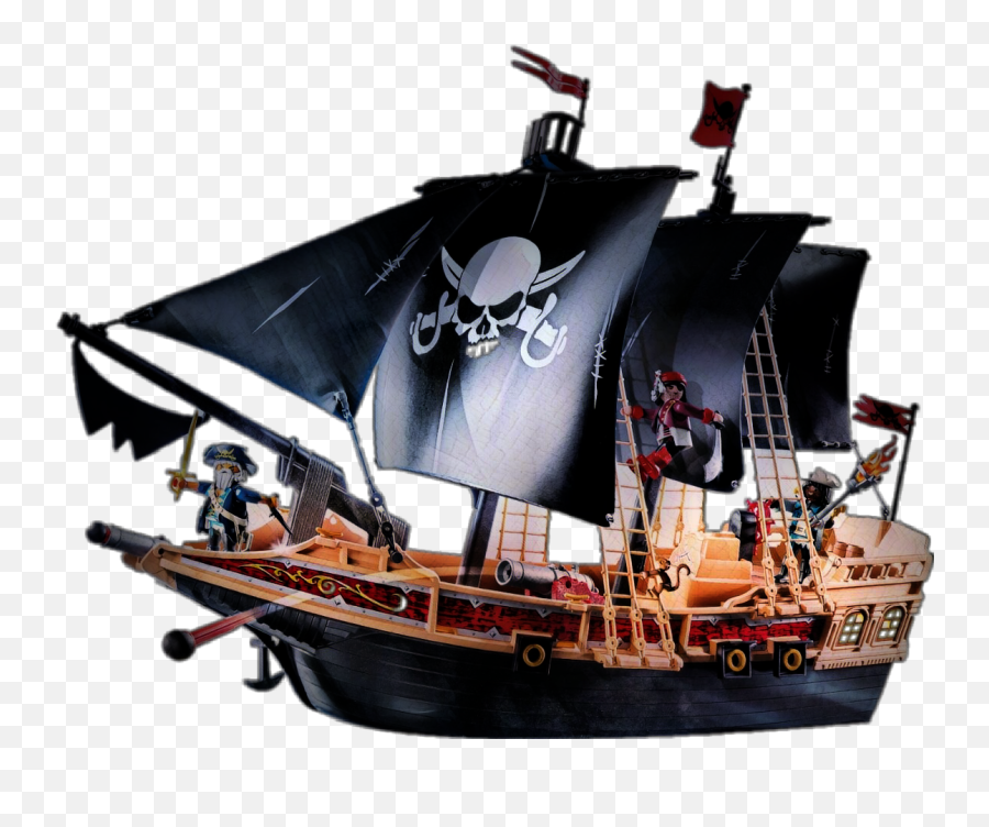 Pirate Ship Pirateship Sticker - Playmobil Pirate Raiders Ship Emoji,Pirate Ship Emojis