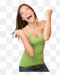 Happy Girl Png Transparent Free Images - Girl Happy Png Emoji,Asian Girl Emotions