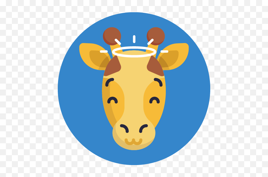 Giraffe Emoji Icons Png 50 - Happy,Picture Of Giraffe Emoji