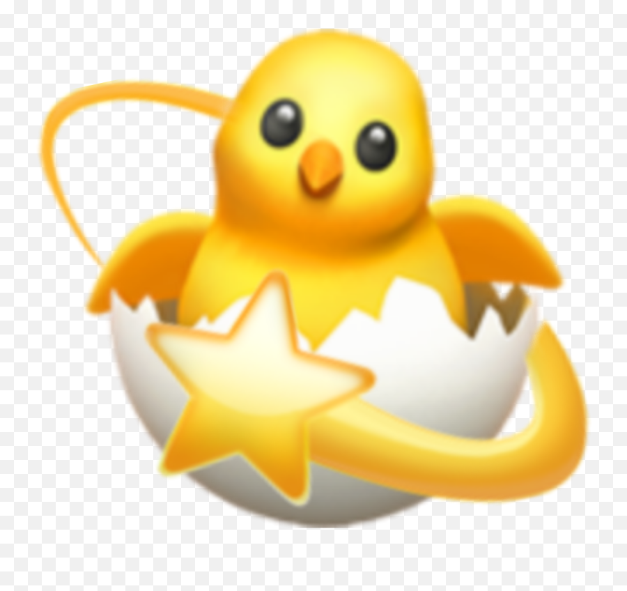 Chicken Crown Star Stardust Sticker - Happy Emoji,Chicken Leg Emoji
