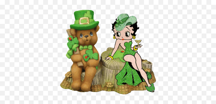 Top St Patricks Day Stickers For - Happy St Day Gif Betty Boop Emoji,Saint Patrick Emoticons Samsung