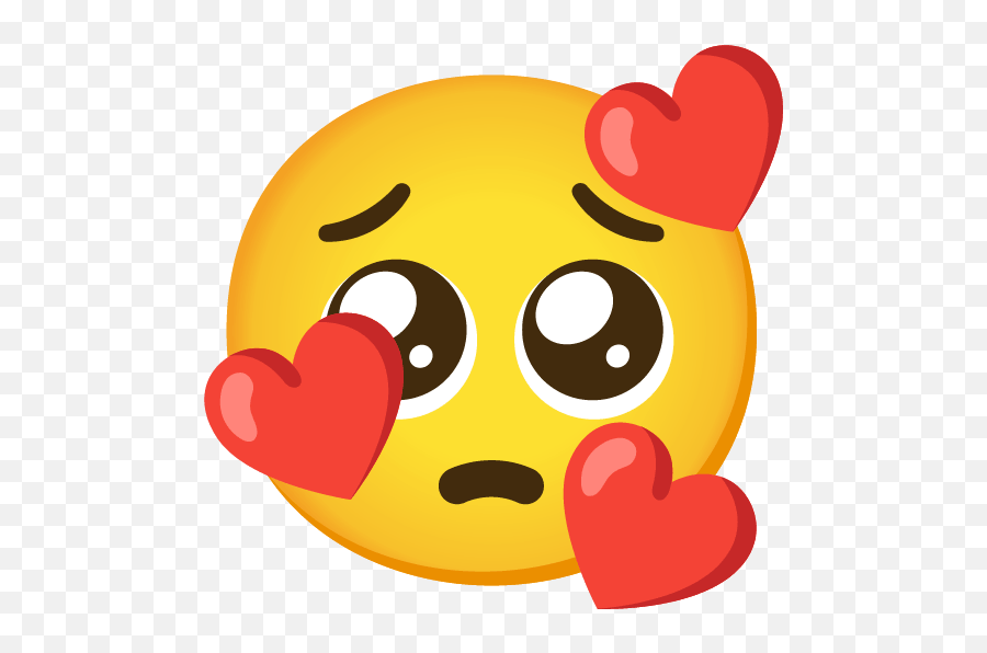 Emoji Mashup Bot On Twitter Smiling - Threehearts Touching Fingers Emoji,Smile Emojis With 3 Hearts