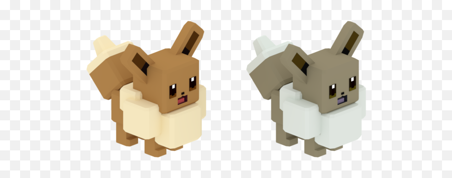 Mobile - Pokémon Quest 133 Eevee The Models Resource Pokemon Quest Eevee Png Emoji,Eevee Emotions List