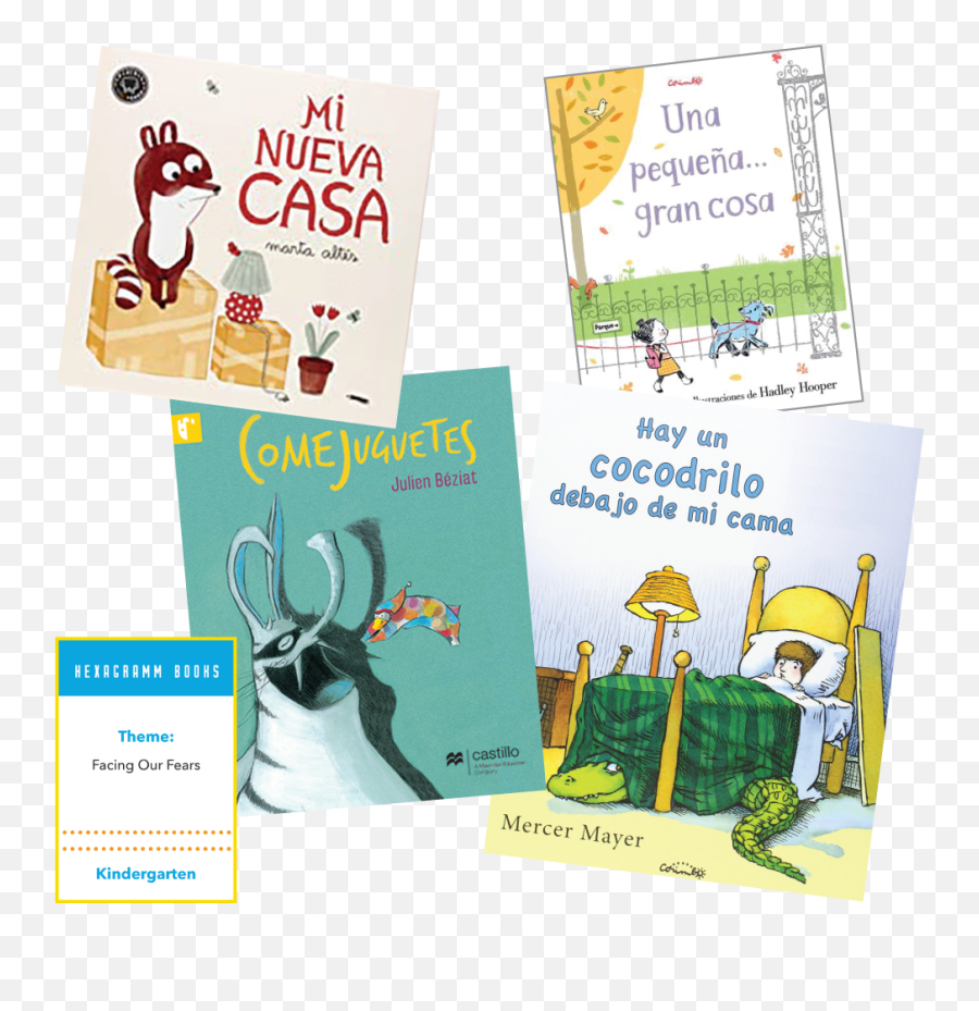 Kindergarten Spanish Thematic Read Aloud Sets U2014 Hexagramm Books - Book Emoji,Book Facing Your Emotions