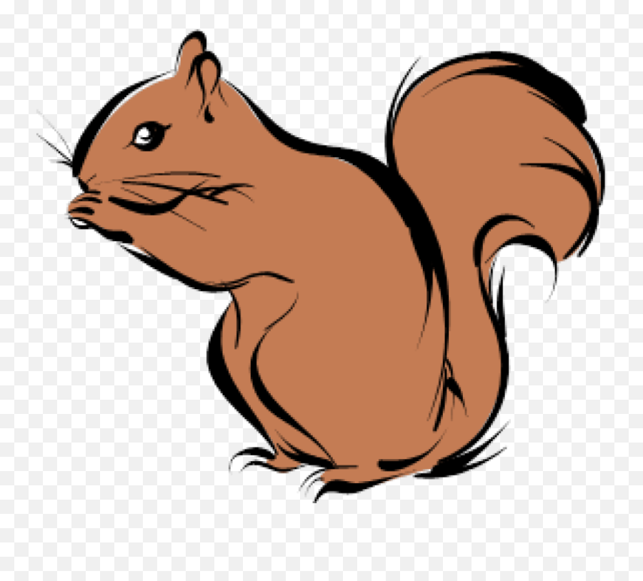 Transparent Background Squirrel Clipart - Squirrel Cartoon Art Emoji,Squrrel Emoji