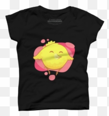 Best Chicken Girlu0027s T - Shirts Design By Humans Emoji,Morning Rooster Emoticon