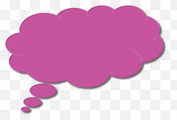Clouds Clipart Thought Bubble Clouds Thought Bubble - Transparent Background Speech Bubble Color Emoji,Thought Bubble Emoji