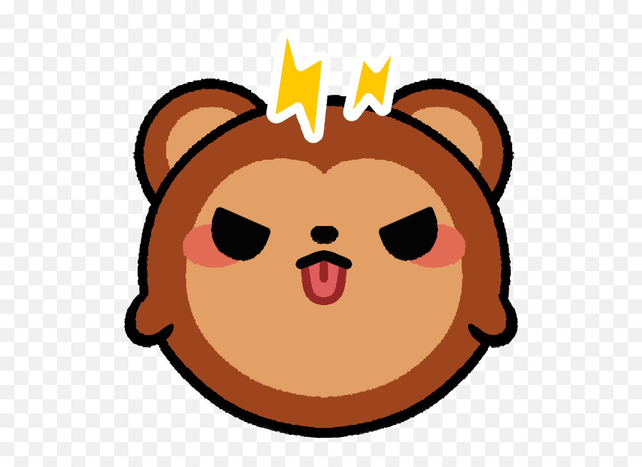 Monkey Roll Kawaii Climb By Platonic Games Emoji,Climb Emoji