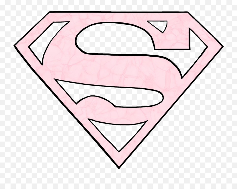 Superman Superwoman Logo Pink Freetoedit - Superwoman Logo Emoji,S Symbol Emoji