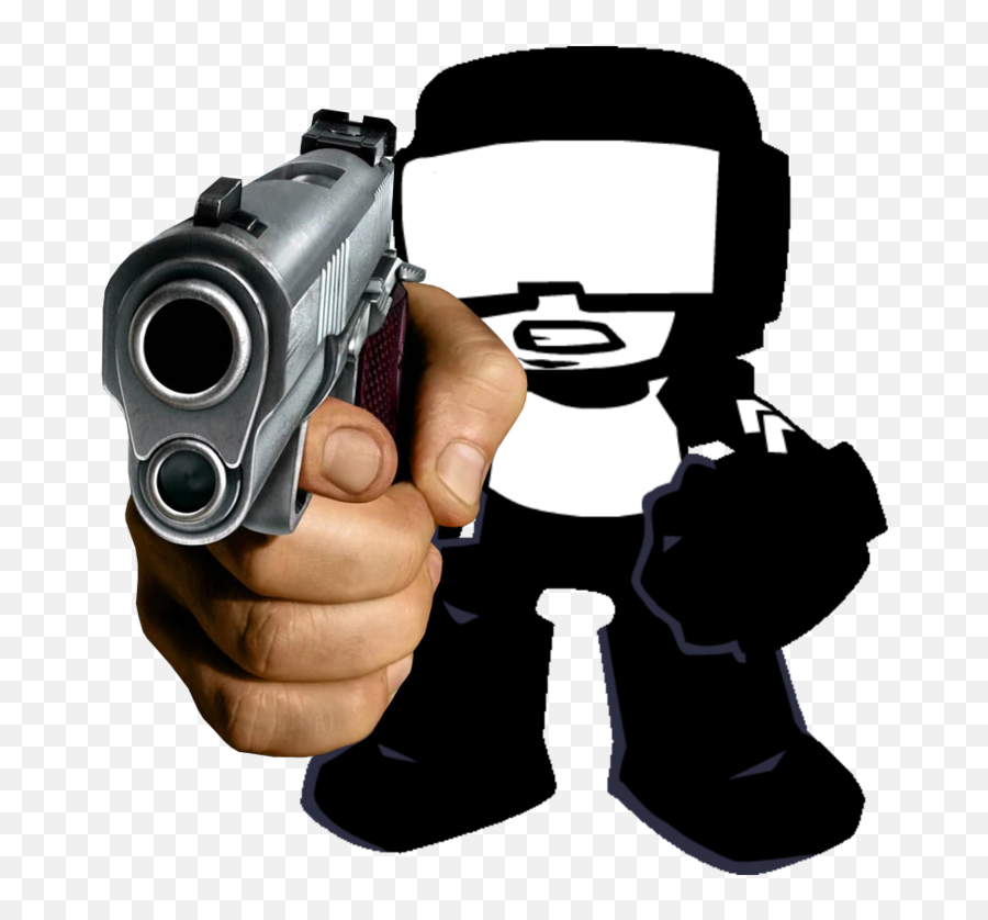 Use This Image On A Fnf Character Fandom Emoji,Gun Emoji Discord