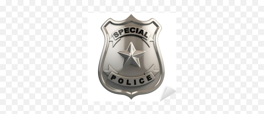 Sticker Police Badge Isolated - Pixersus Emoji,Sheriff Badge Emoji