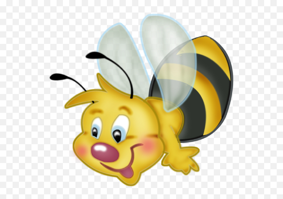 Valentine Love Bees - Transparent Background Cute Bee Clip Art Emoji,Bee Emojis