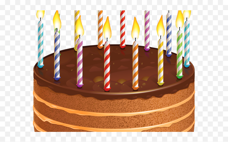 Candle Clipart Birthday Cake - Birthday Cake With Candles Clipart Of Candles On The Cake Emoji,Birthday Candle Emoji