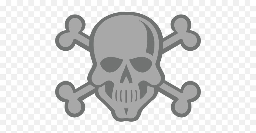Free Transparent Skull And Bones Png - Skull Emoji,Skull Emoji