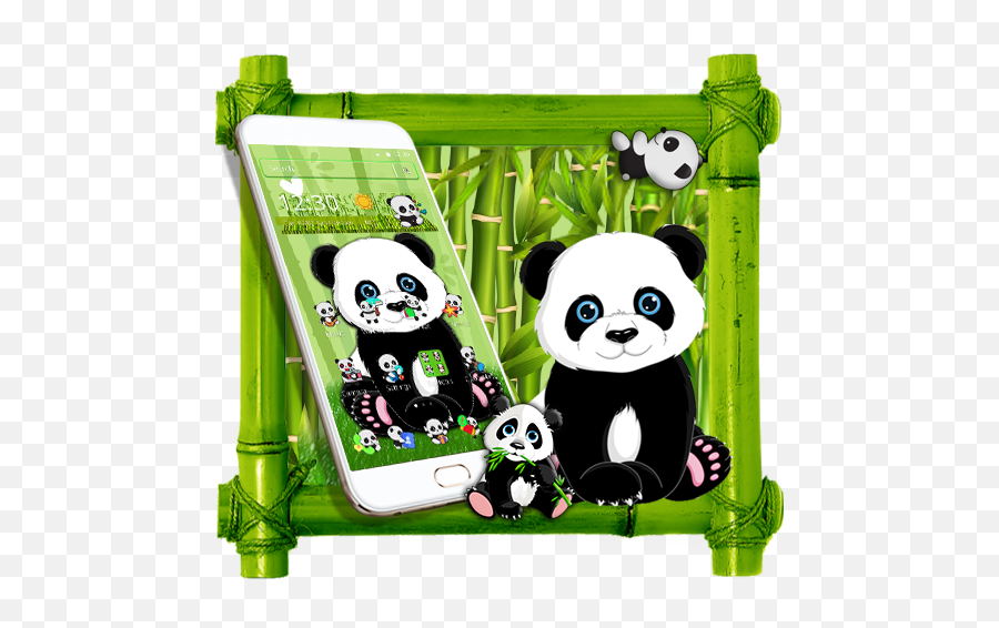 Amazoncom Cute Cartoon Panda 2d Theme Appstore For Android - Soft Emoji,Shy Emoji Android