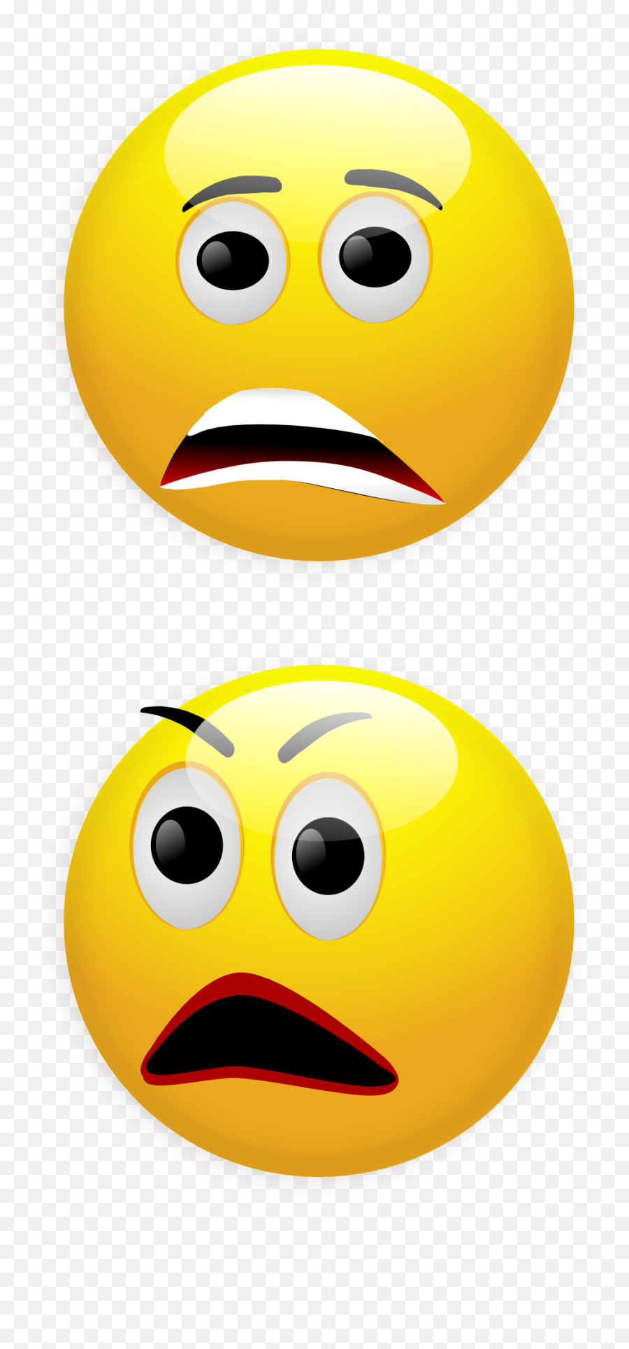 Smiley Fear Anger Angry Shocked Png Picpng - Endieli Yüz Ifadesi Emoji,Angry Emoticon