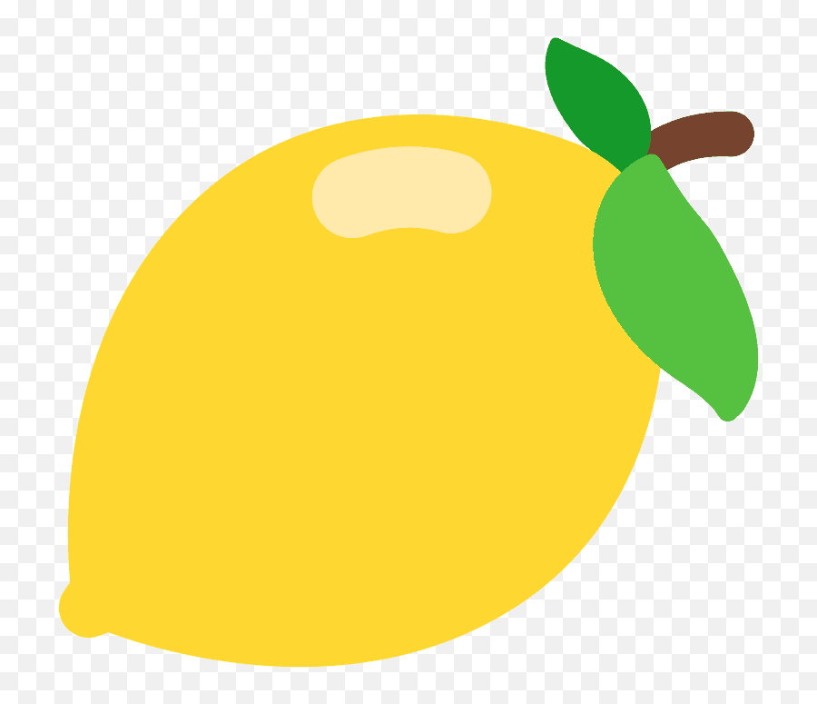Lemon Emoji - Transparent Background Cartoon Lemon,Lemon Emoji