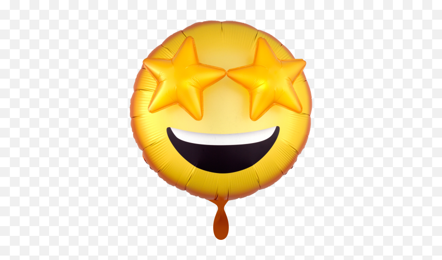 Folienballon - 3d Emoticon Paty Deko Ø 71cm Emoticon Emoji,:o Emoticon