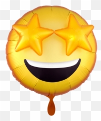 Folienballon - 3d Emoticon Paty Deko Ø 71cm Emoticon Emoji,:o Emoticon