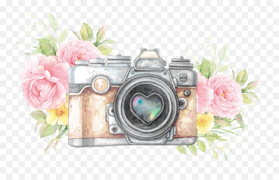 Camera Sticker By Camila Fiama - Drawing Booth Poster Emoji,Emoji Family And Camera