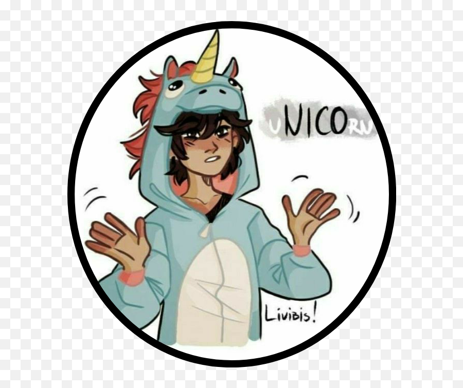 Discover Trending - Dibujos Nico Di Angelo Unicorn Emoji,Percy Jackson Trident Emoji