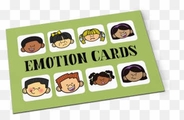 Emotion Cards - Confused Emotions For Kids Emoji,Children Emotion