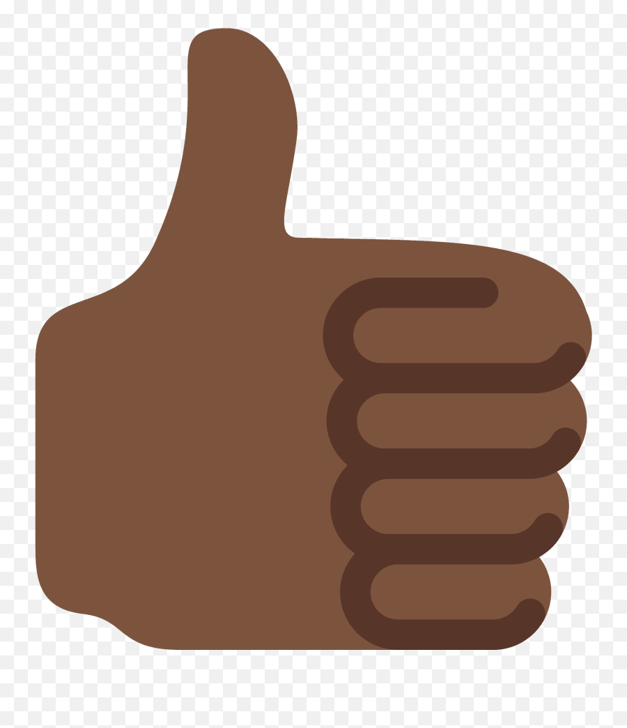 Thumbs Up Emoji Clipart Free Download Transparent Png - Black Thumbs Up Emoji,Thumbs Up Emoji Text