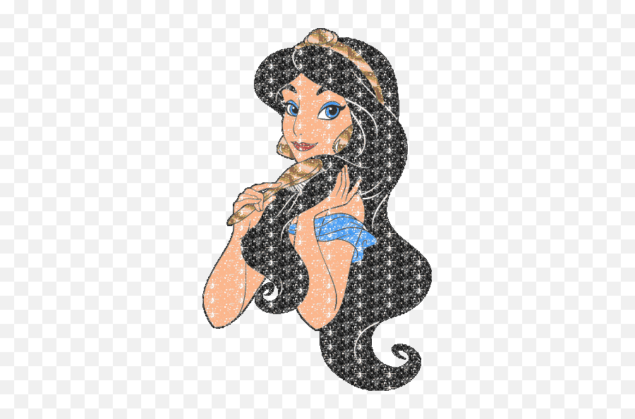 Glitter Cartoon Character Graphics Pictures Images And - Gifs De La Princesa Jazmín Emoji,Cinco De Mayo Emoticon Gif