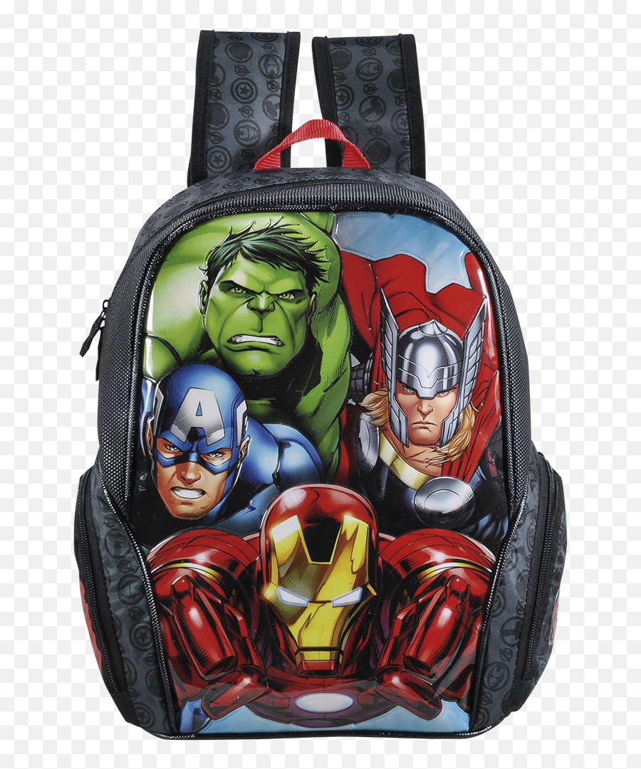 Mochila Escolar Os Vingadores A Team - Mochila Dos Vingadores De Costas Emoji,Mochila Escolar Dos Emotions