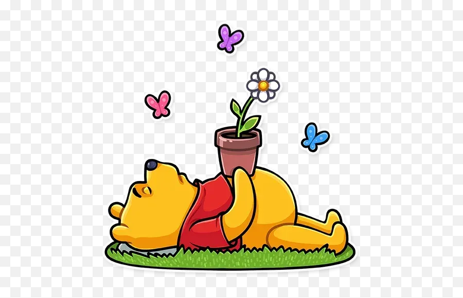 Winnie The Pooh Whatsapp Stickers - Stickers Cloud Emoji,Eor Winnie The Poo Emojis