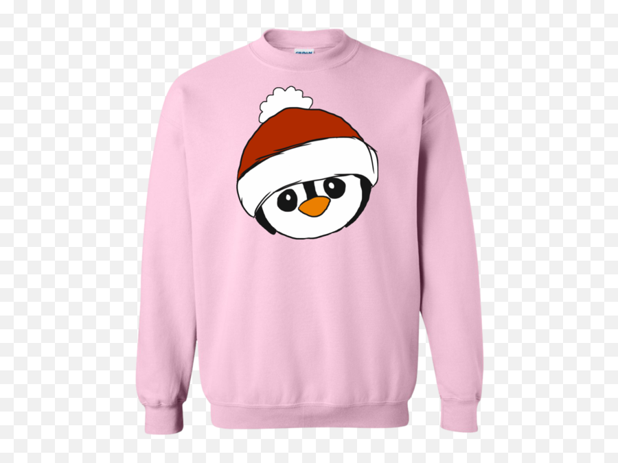 Jolly Penguin Sweatshirt - Yung Gravy Pink Shirt Emoji,Pink Panther Emoticon