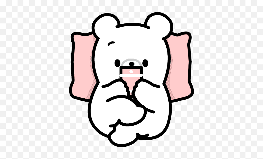 Cute Gif - Giphy Milk Mocha Bear Gif Emoji,Cute Emoticons .gif